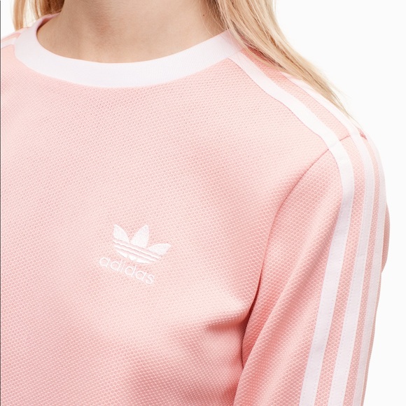Ice Pink Adidas originals long sleeve top - Picture 1 of 6